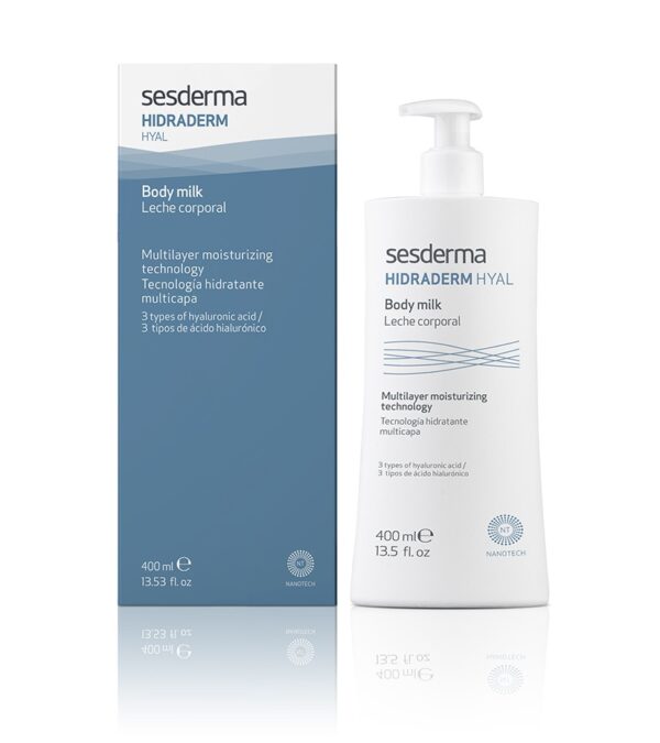 Hidraderm_Hyal moisturizing body milk Sesderma_new MOISTURISING HIDRADERM HYAL NANOTECH product 40000147 UK