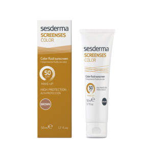 Screenses Fluid-brown SPF50 BROWN Sun protector Sesderma SUNSCREENS REPASKIN sesderma product 40002308 UK